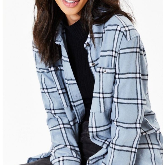 PacSun Tops - NWT Boyfriend Flannel button up shirt